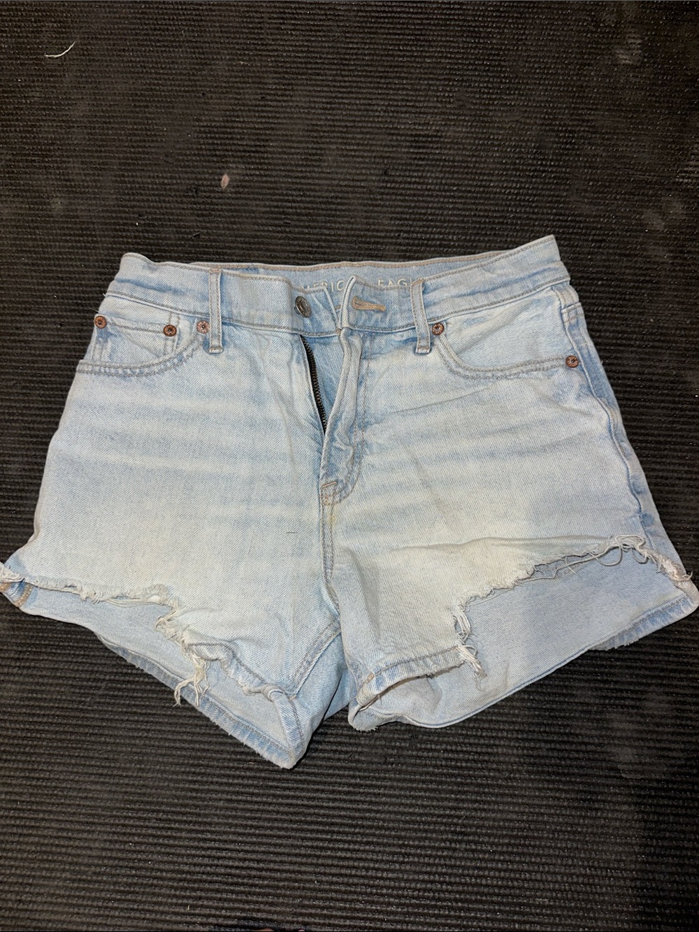 American Eagle Outfitters Light Wash Denim Cutoff Shorts